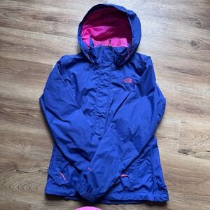 The North Face Jacket Womens Small Blue Hyvent 2.5 Full Zip Lightweight Nylon‎